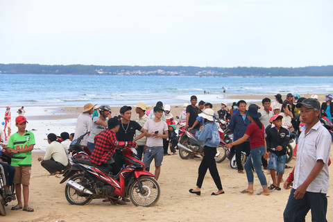 Khu vực biển xã Bình Phú (huyện Bình Sơn, Quảng Ngãi) nằm trong dự án quần thể nghỉ dưỡng FLC Quảng Ngãi.