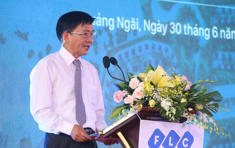 Ông Trần Ngọc Căng - Chủ tịch UBND tỉnh Quảng Ngãi phát biểu