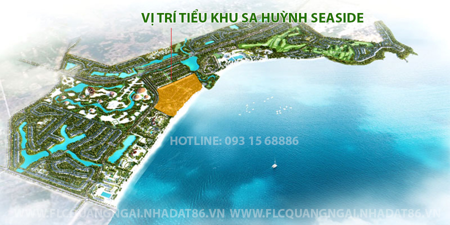 Vị trí tiểu khu Sahuynh Seaside - FLC Quang Ngai